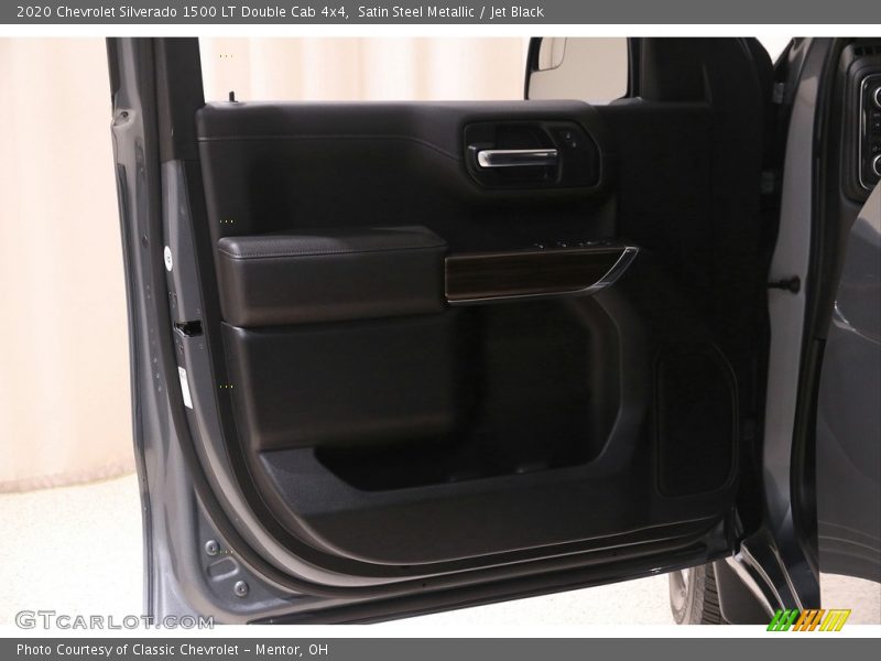 Satin Steel Metallic / Jet Black 2020 Chevrolet Silverado 1500 LT Double Cab 4x4