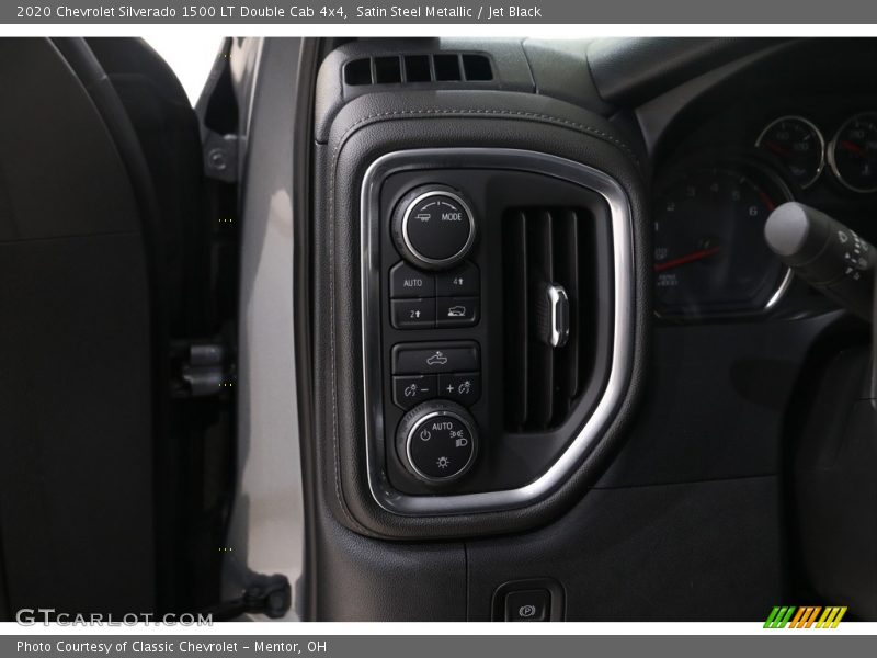 Satin Steel Metallic / Jet Black 2020 Chevrolet Silverado 1500 LT Double Cab 4x4