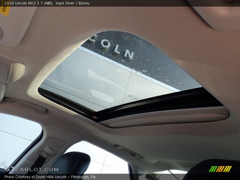 Ingot Silver / Ebony 2016 Lincoln MKZ 3.7 AWD