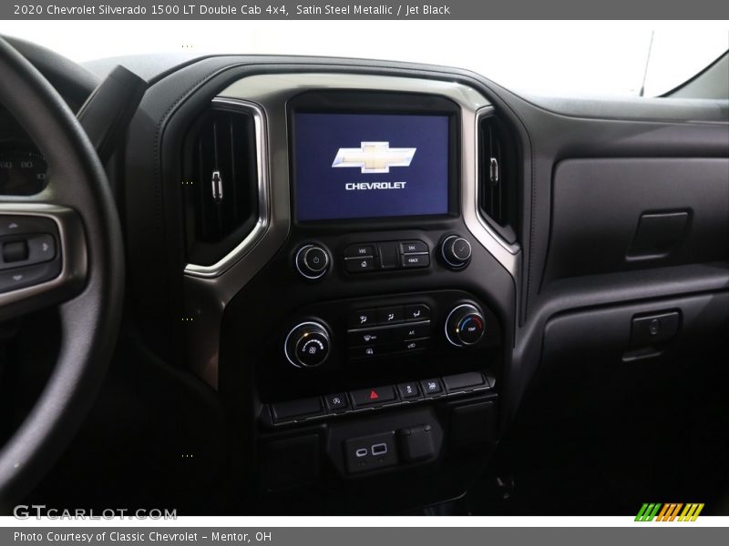 Satin Steel Metallic / Jet Black 2020 Chevrolet Silverado 1500 LT Double Cab 4x4