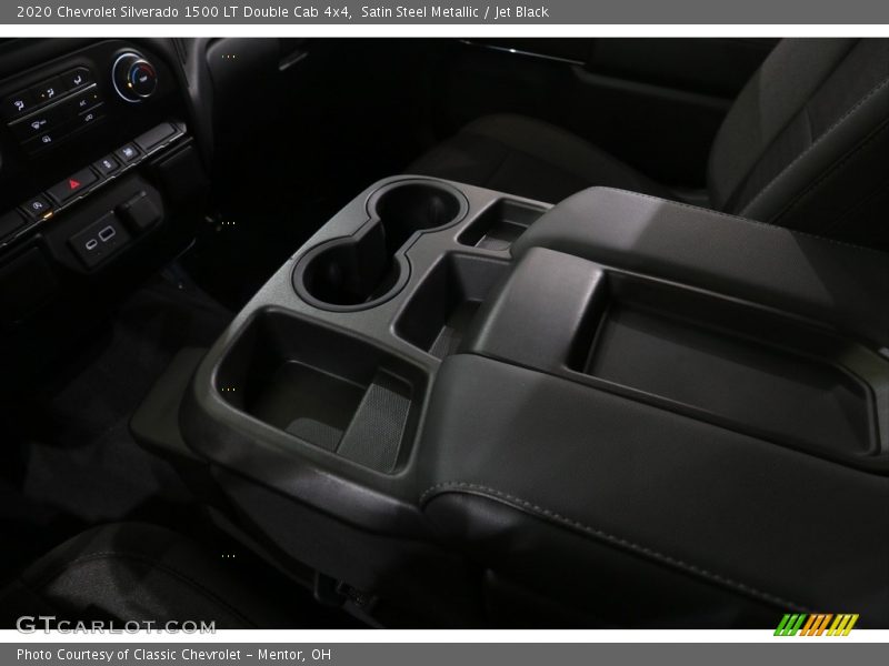 Satin Steel Metallic / Jet Black 2020 Chevrolet Silverado 1500 LT Double Cab 4x4