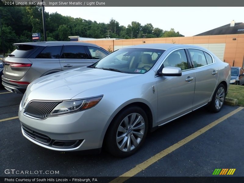Ingot Silver Metallic / Light Dune 2014 Lincoln MKS AWD