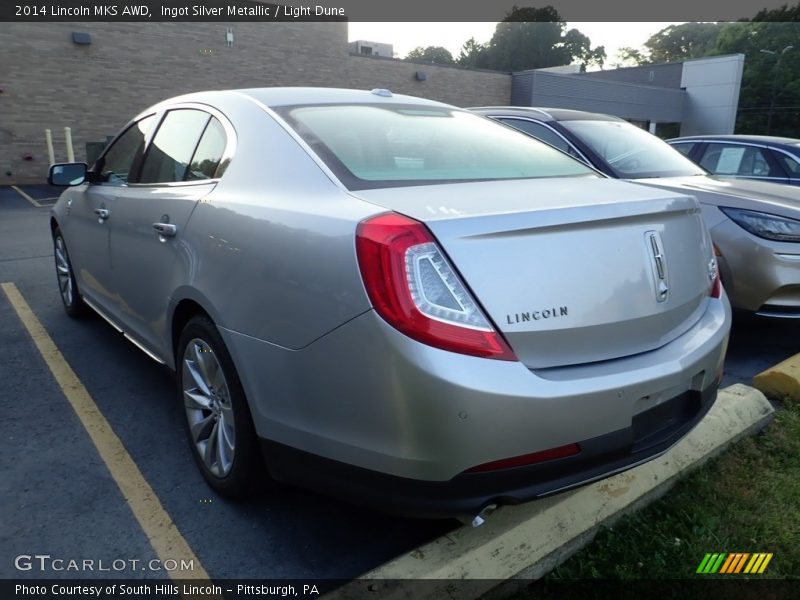 Ingot Silver Metallic / Light Dune 2014 Lincoln MKS AWD
