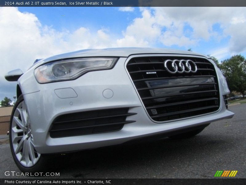 Ice Silver Metallic / Black 2014 Audi A6 2.0T quattro Sedan