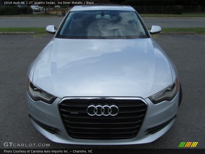 Ice Silver Metallic / Black 2014 Audi A6 2.0T quattro Sedan