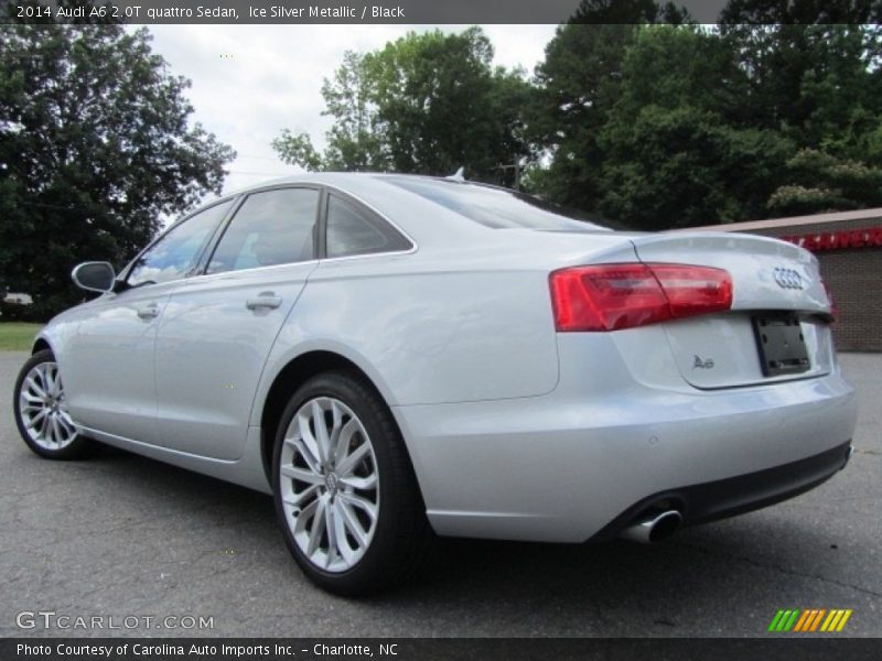 Ice Silver Metallic / Black 2014 Audi A6 2.0T quattro Sedan