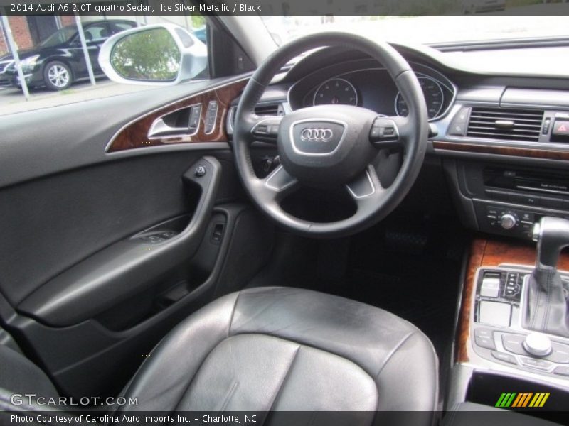 Ice Silver Metallic / Black 2014 Audi A6 2.0T quattro Sedan
