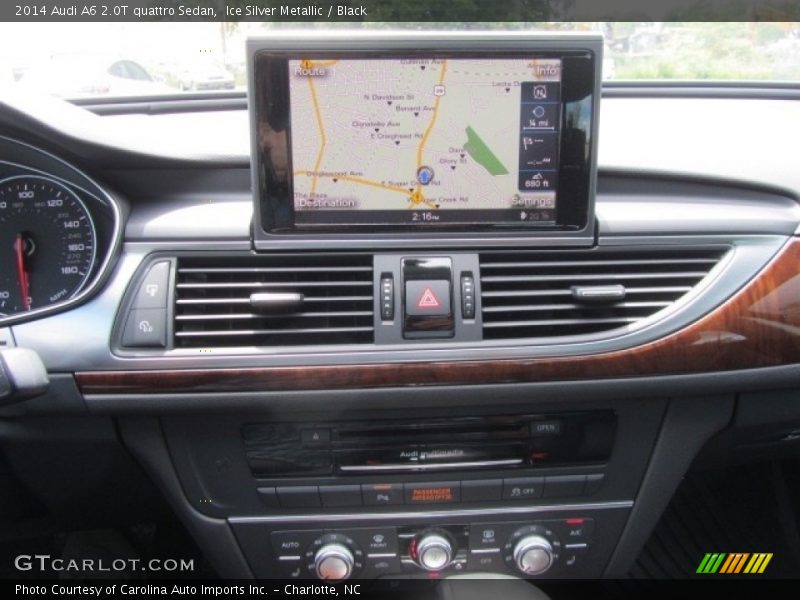 Ice Silver Metallic / Black 2014 Audi A6 2.0T quattro Sedan