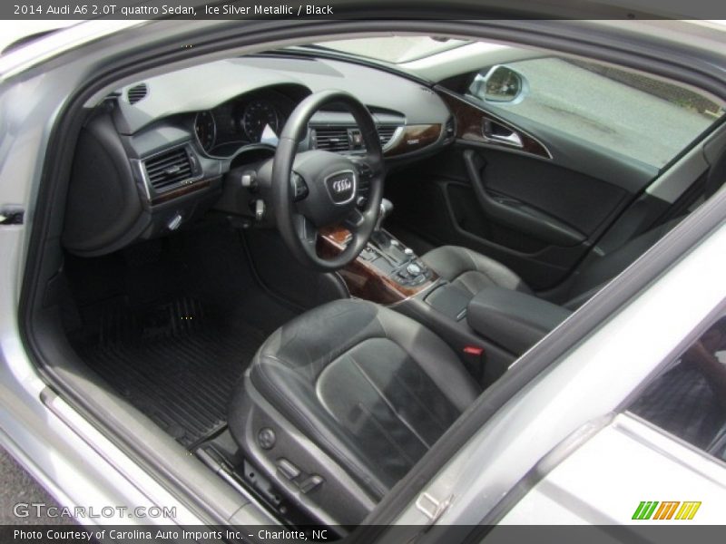 Ice Silver Metallic / Black 2014 Audi A6 2.0T quattro Sedan