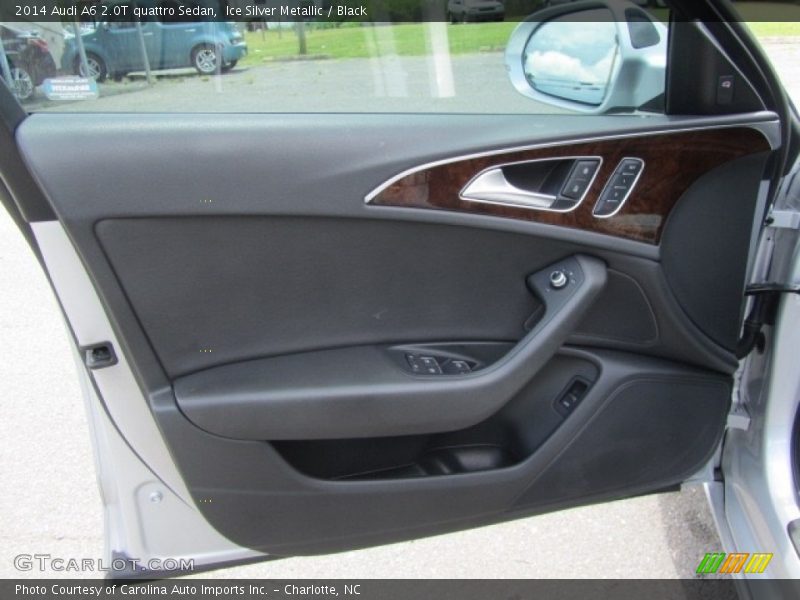 Ice Silver Metallic / Black 2014 Audi A6 2.0T quattro Sedan