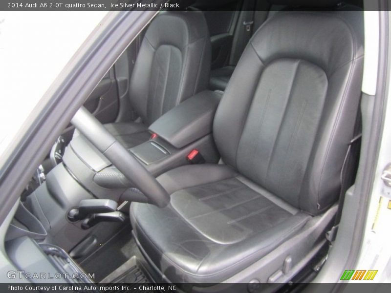 Ice Silver Metallic / Black 2014 Audi A6 2.0T quattro Sedan