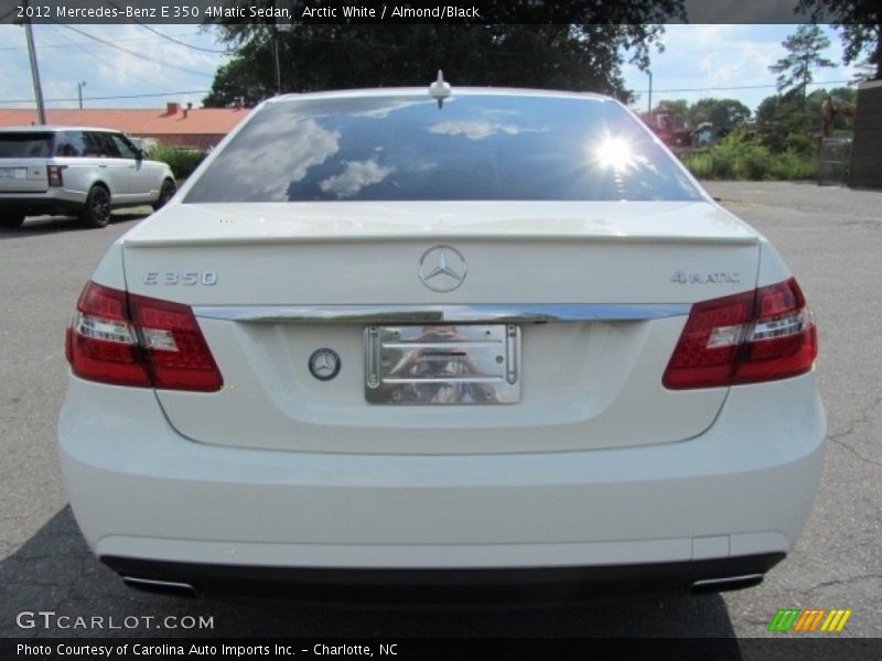 Arctic White / Almond/Black 2012 Mercedes-Benz E 350 4Matic Sedan