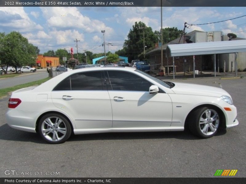 Arctic White / Almond/Black 2012 Mercedes-Benz E 350 4Matic Sedan