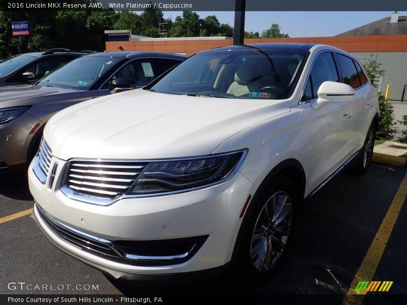  2016 MKX Reserve AWD White Platinum