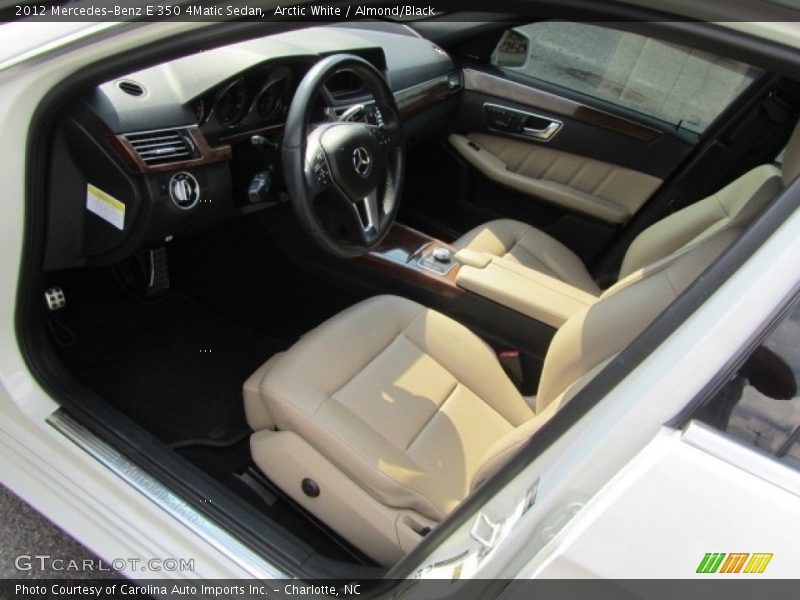 Arctic White / Almond/Black 2012 Mercedes-Benz E 350 4Matic Sedan