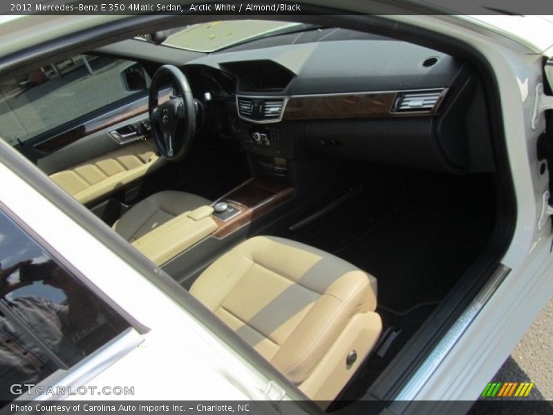 Arctic White / Almond/Black 2012 Mercedes-Benz E 350 4Matic Sedan