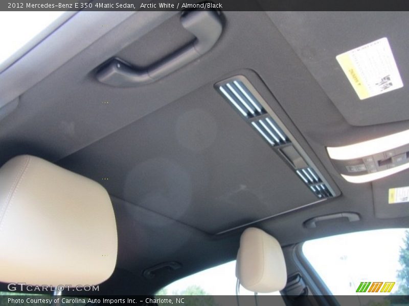 Arctic White / Almond/Black 2012 Mercedes-Benz E 350 4Matic Sedan