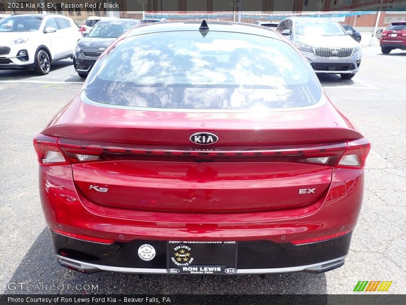 Passion Red / Black 2021 Kia K5 EX
