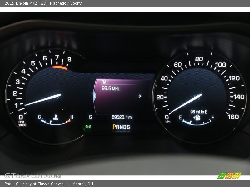  2015 MKZ FWD FWD Gauges