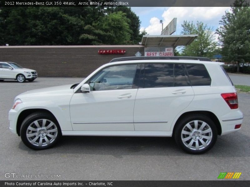 Arctic White / Almond/Black 2012 Mercedes-Benz GLK 350 4Matic