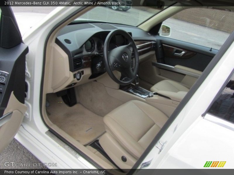 Arctic White / Almond/Black 2012 Mercedes-Benz GLK 350 4Matic