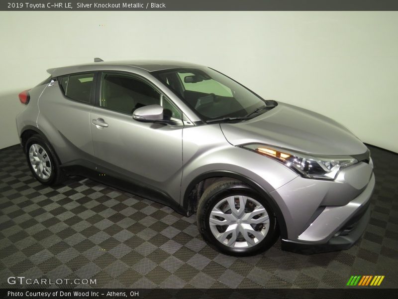 Silver Knockout Metallic / Black 2019 Toyota C-HR LE