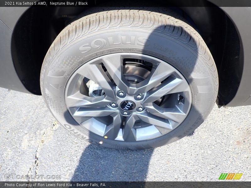 Neptune Blue / Black 2021 Kia Seltos S AWD