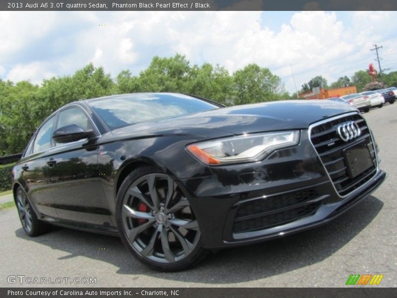 Phantom Black Pearl Effect / Black 2013 Audi A6 3.0T quattro Sedan