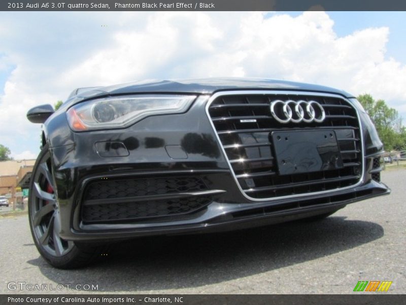 Phantom Black Pearl Effect / Black 2013 Audi A6 3.0T quattro Sedan