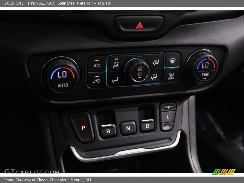 Satin Steel Metallic / ­Jet Black 2018 GMC Terrain SLE AWD