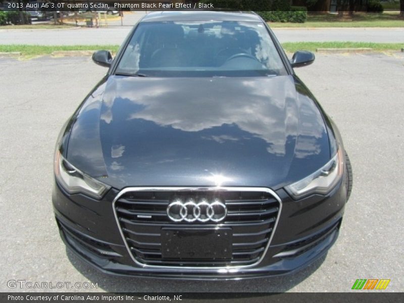 Phantom Black Pearl Effect / Black 2013 Audi A6 3.0T quattro Sedan