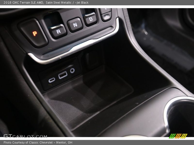 Satin Steel Metallic / ­Jet Black 2018 GMC Terrain SLE AWD