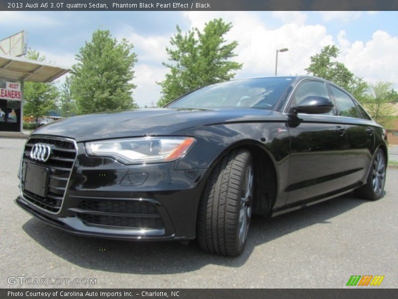 Phantom Black Pearl Effect / Black 2013 Audi A6 3.0T quattro Sedan