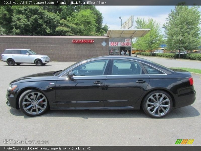 Phantom Black Pearl Effect / Black 2013 Audi A6 3.0T quattro Sedan