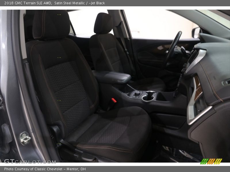 Satin Steel Metallic / ­Jet Black 2018 GMC Terrain SLE AWD