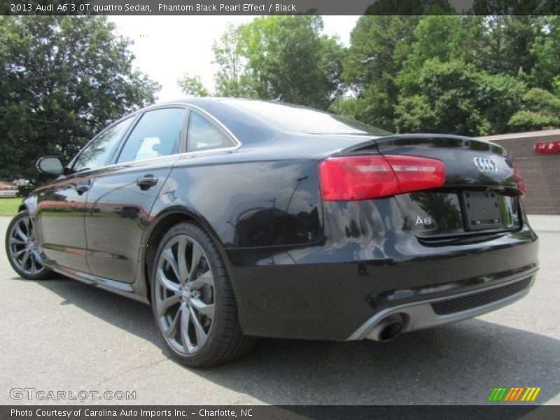 Phantom Black Pearl Effect / Black 2013 Audi A6 3.0T quattro Sedan