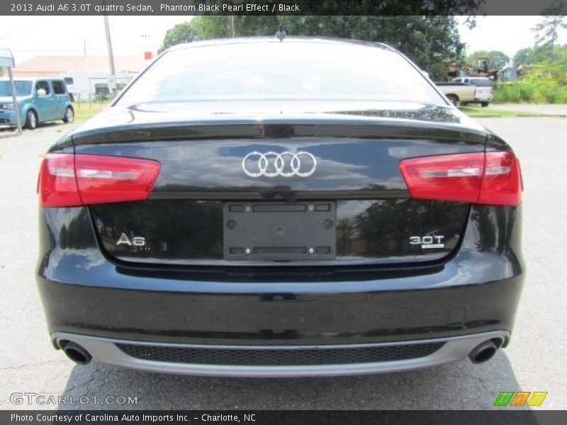 Phantom Black Pearl Effect / Black 2013 Audi A6 3.0T quattro Sedan