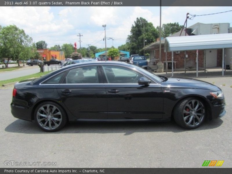 Phantom Black Pearl Effect / Black 2013 Audi A6 3.0T quattro Sedan