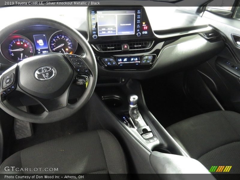 Silver Knockout Metallic / Black 2019 Toyota C-HR LE