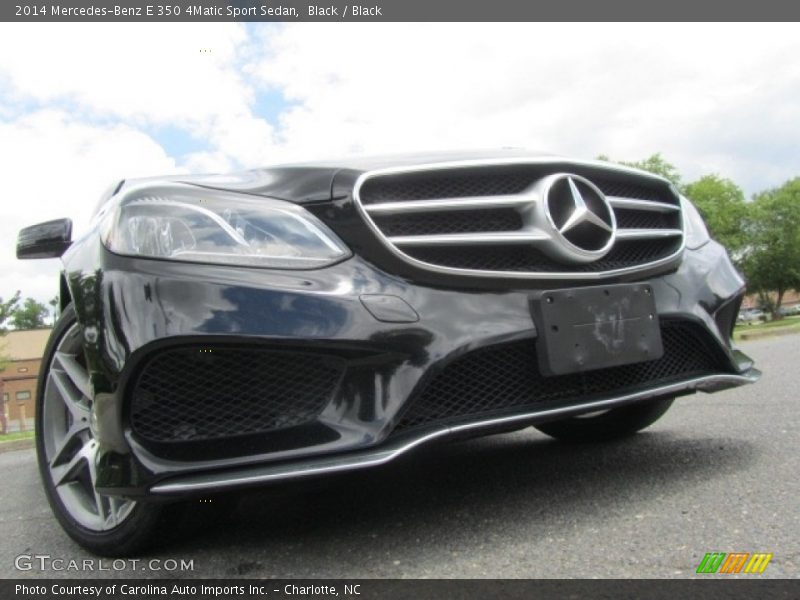 Black / Black 2014 Mercedes-Benz E 350 4Matic Sport Sedan