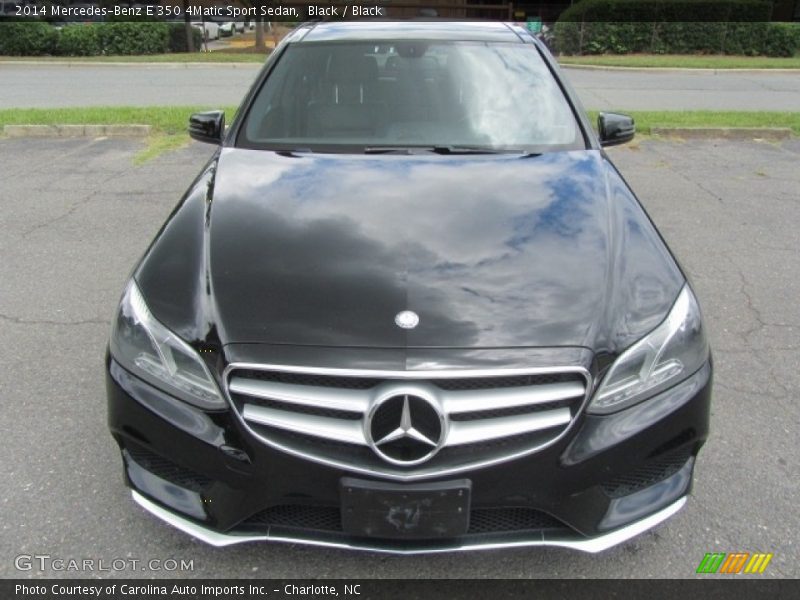 Black / Black 2014 Mercedes-Benz E 350 4Matic Sport Sedan