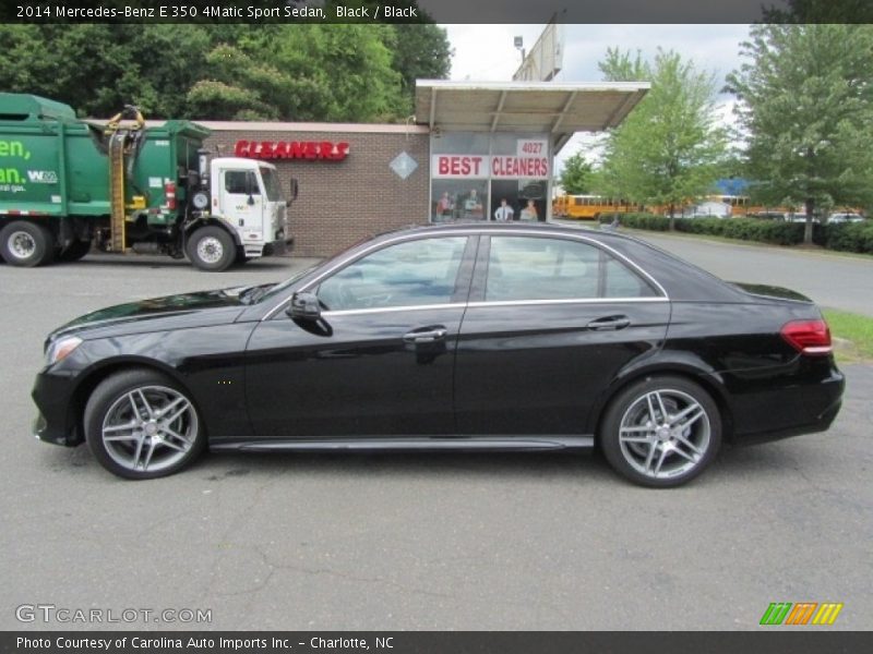 Black / Black 2014 Mercedes-Benz E 350 4Matic Sport Sedan