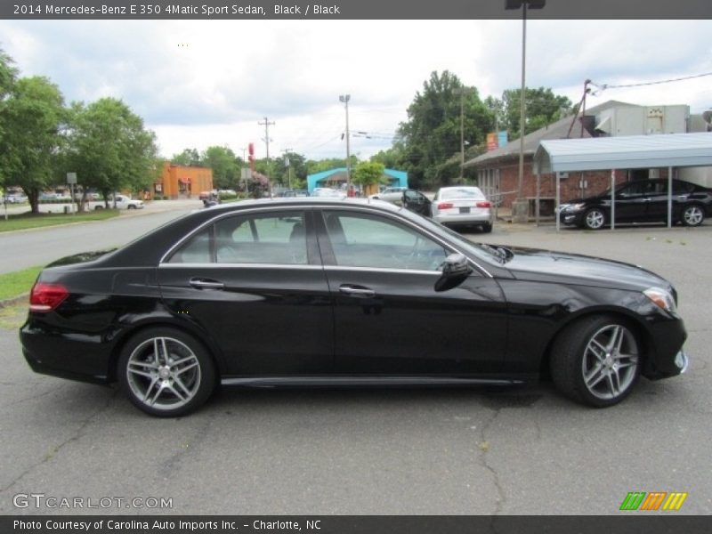 Black / Black 2014 Mercedes-Benz E 350 4Matic Sport Sedan