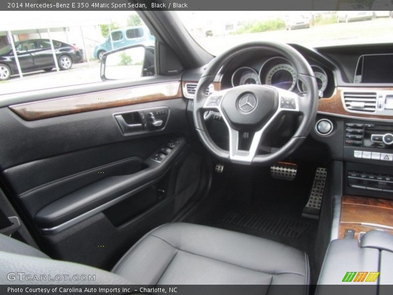 Black / Black 2014 Mercedes-Benz E 350 4Matic Sport Sedan