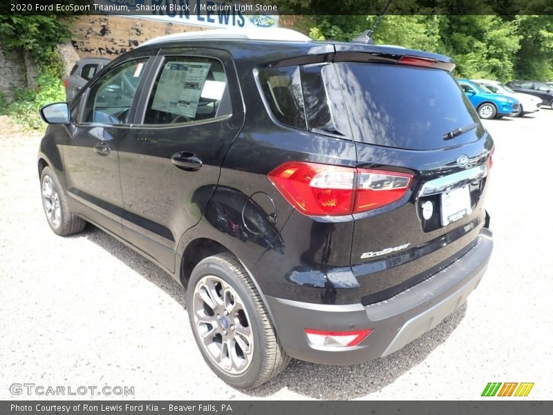 Shadow Black / Medium Light Stone 2020 Ford EcoSport Titanium