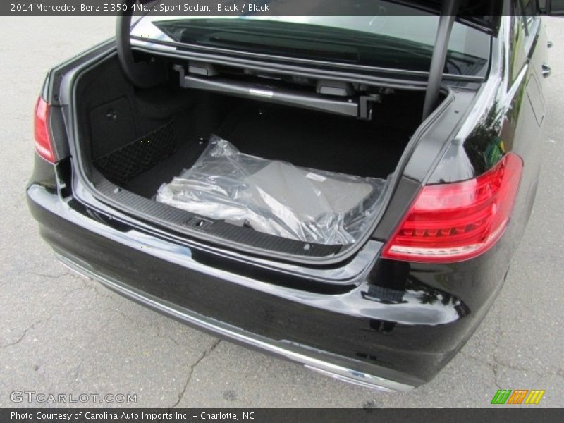 Black / Black 2014 Mercedes-Benz E 350 4Matic Sport Sedan