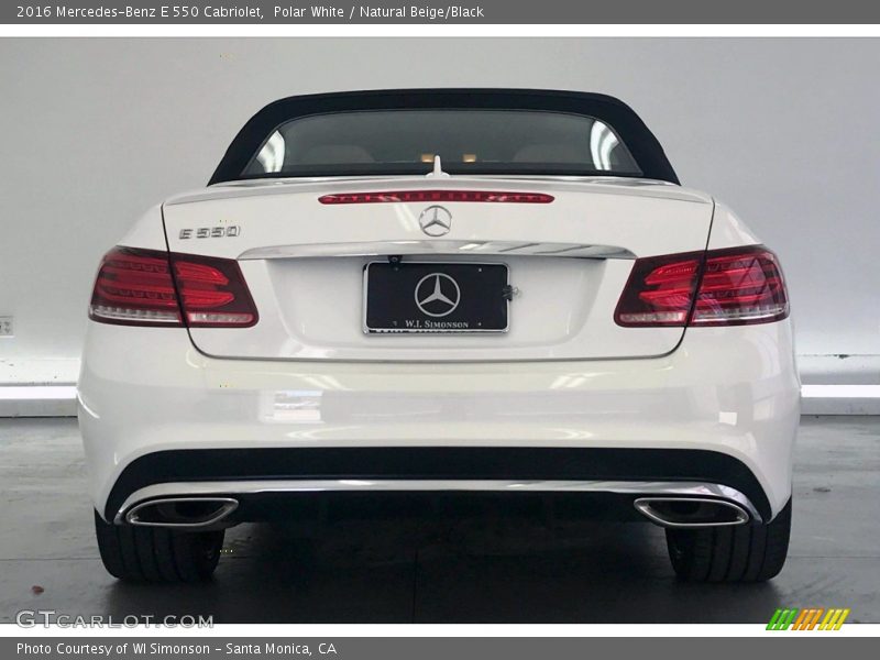 Polar White / Natural Beige/Black 2016 Mercedes-Benz E 550 Cabriolet