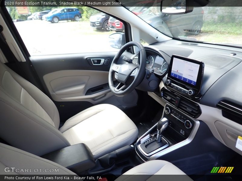 Shadow Black / Medium Light Stone 2020 Ford EcoSport Titanium