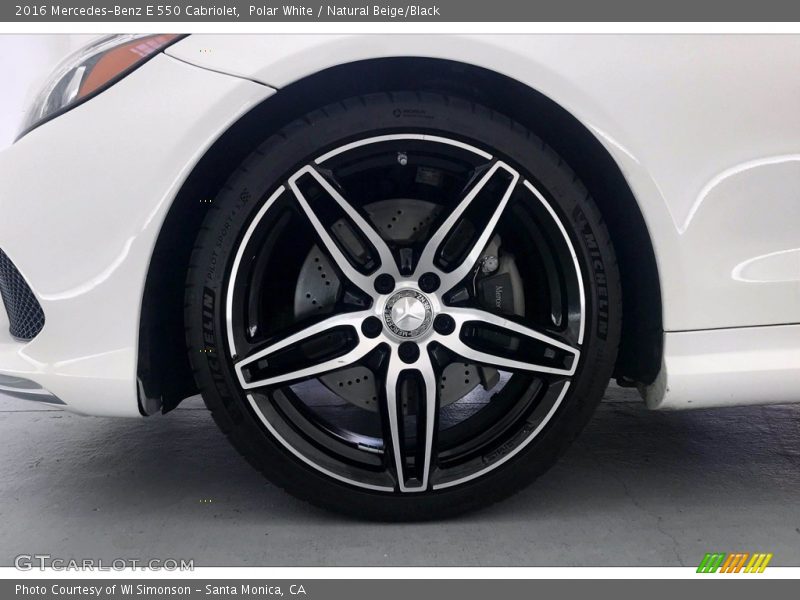 Polar White / Natural Beige/Black 2016 Mercedes-Benz E 550 Cabriolet