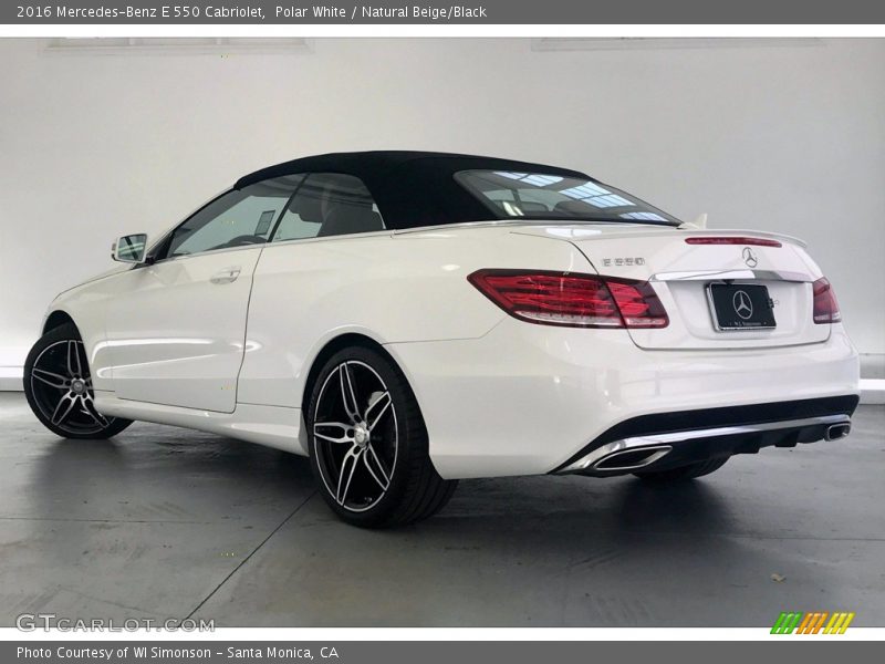 Polar White / Natural Beige/Black 2016 Mercedes-Benz E 550 Cabriolet